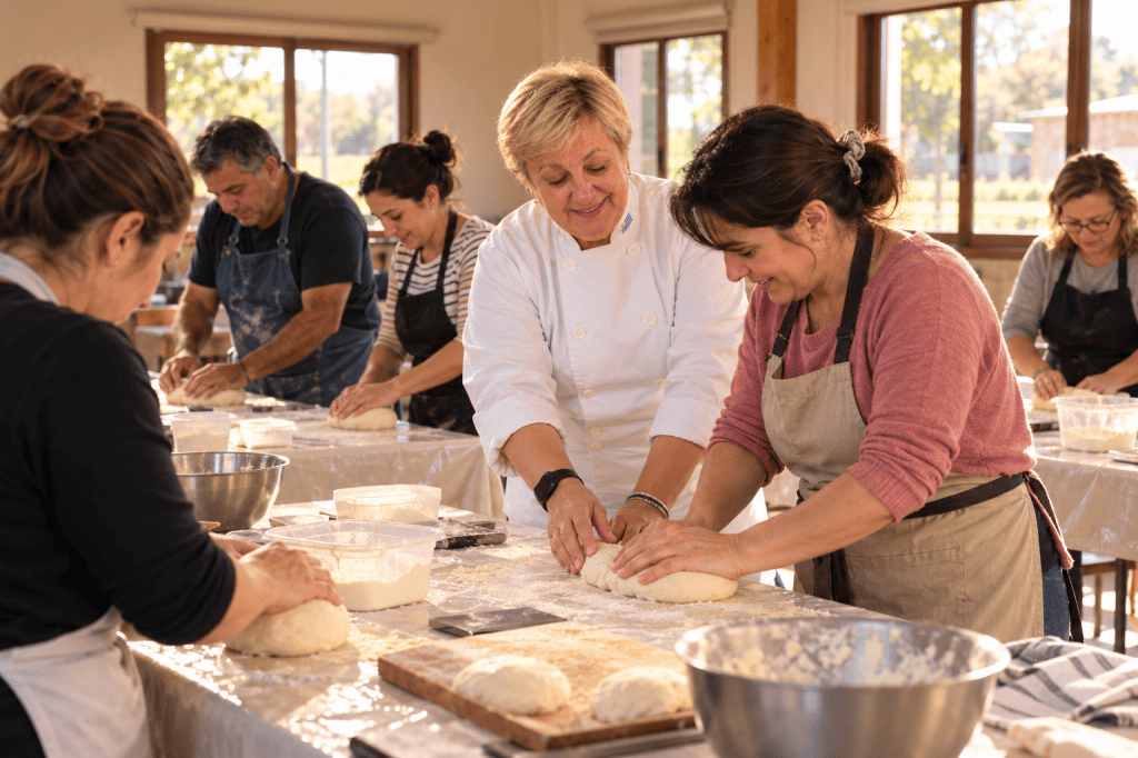 Curso abierto de panadería con Elizabeth